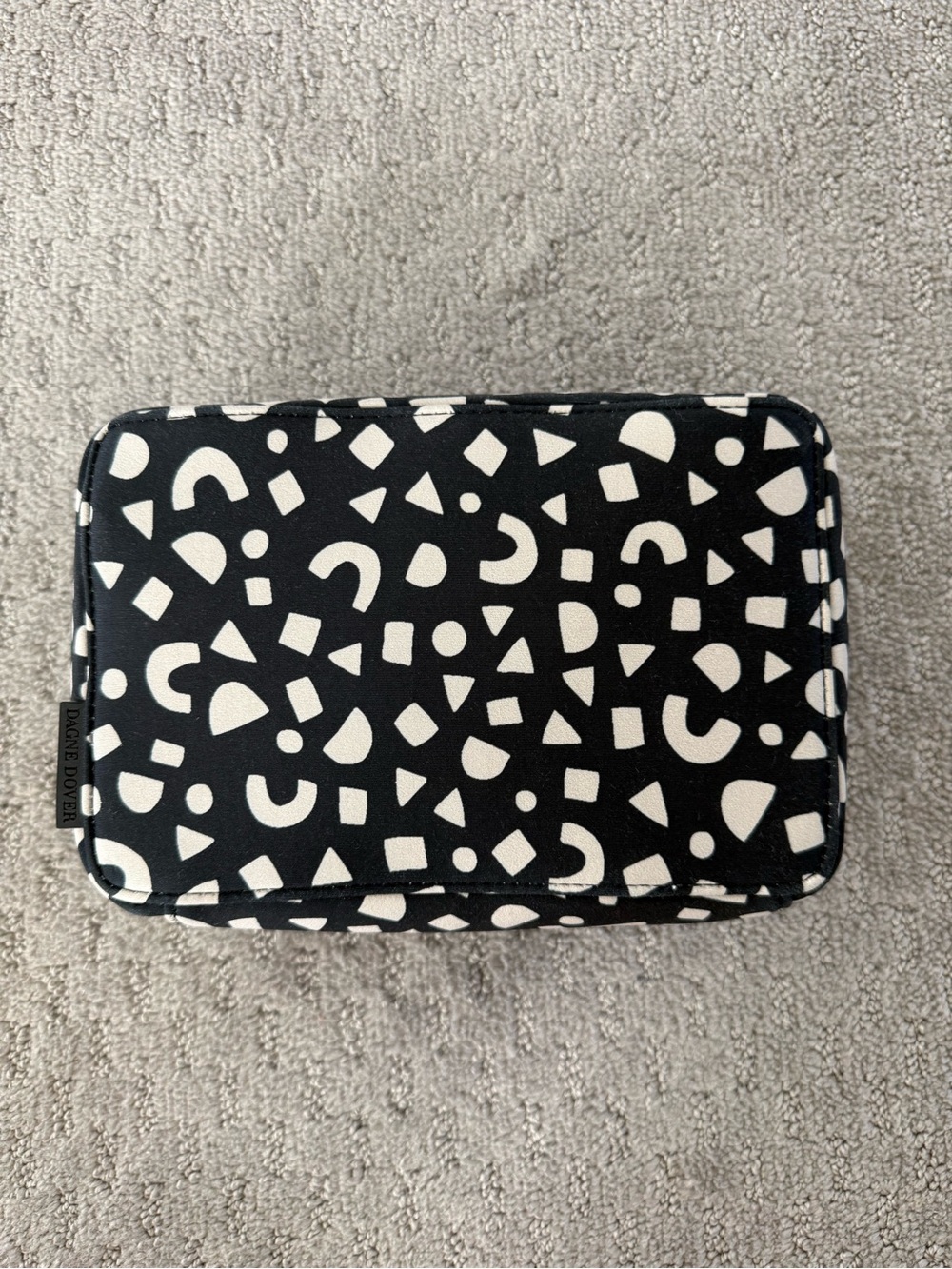 Dagne Dover Arlo Tech Pouch in the "Block Party" Geometric Print